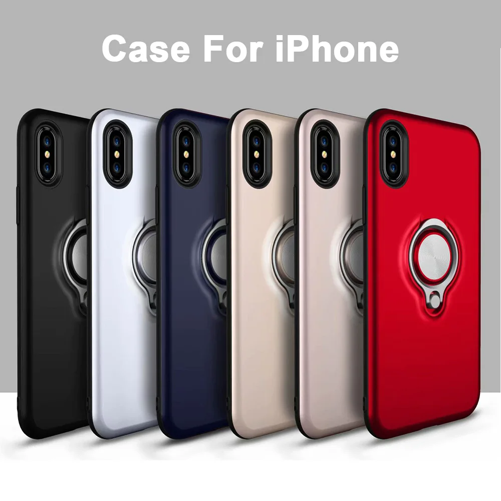 For iPhone X XR case Luxury Car Holder Magnetic Bracket Finger Ring Case For iPhone XS Max 5s SE 6 6s 7 8 Plus Stand Case Cover For iPhone X XR case Luxury Car Holder Magnetic Bracket Finger Ring Case For iPhone XS Max 5s SE 6 6s 7 8 Plus Stand Case Cover