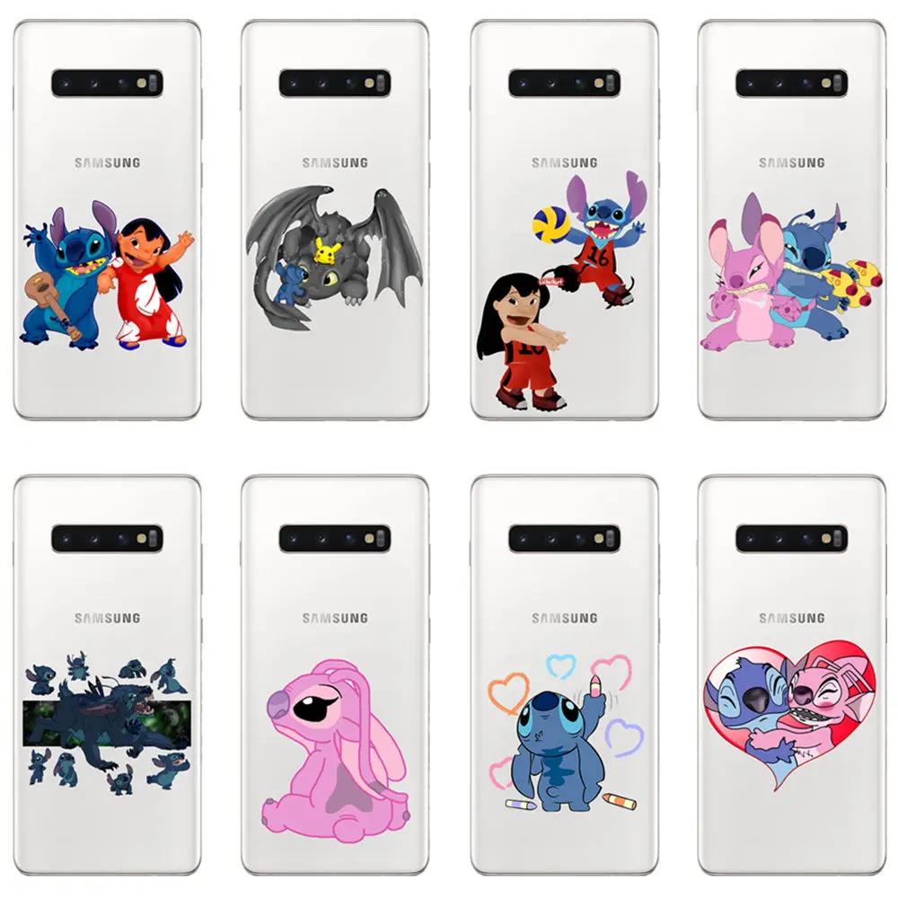 

Cartoon animation DC Marvel Stitch Pikachus soft TPU phone back cover for Samsung Galaxy A750 A3 A5 A7 A8Plus 2018 A30 A50 A10