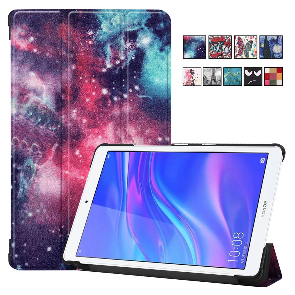 Кожаный чехол для Huawei MediaPad T5 8 0 дюймов Женский/AL00 Fundas M5 Lite подставка планшета Honor Pad