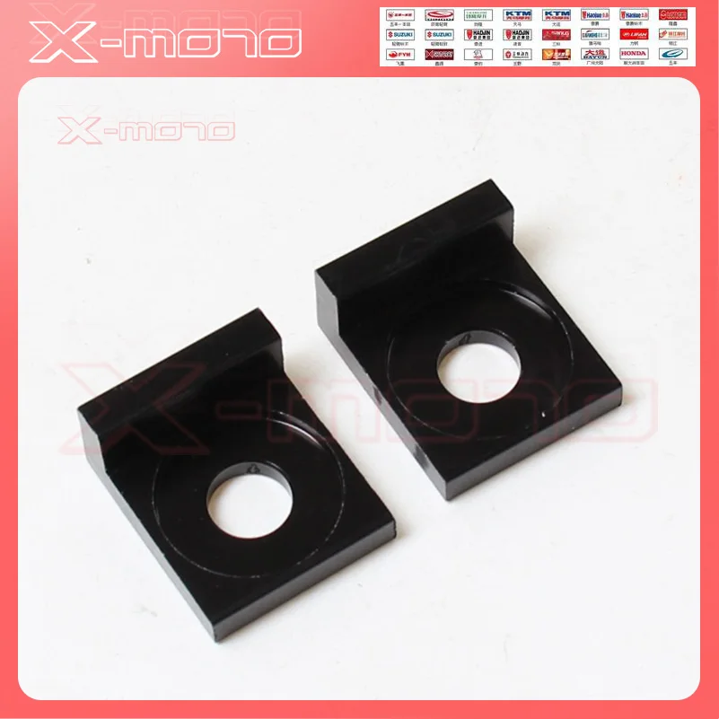 CNC Aluminum 15mm 12mm Chain Adjuster Block Tensioner 110 125cc PIT Quad Trail Dirt Bike ATV Dirt pit bike Motocross