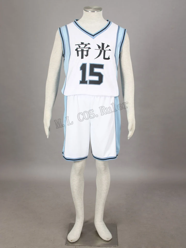 Популярный костюм для косплея Kuroko no Basuke Kiseki Sedai Teiko No .15 | Тематическая одежда и