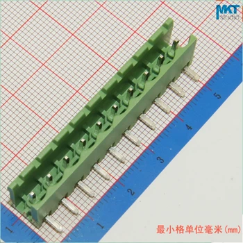 

100Pcs 10P 5.08mm Pitch Open Sides Right Angle Pin Male Wire Wire Terminal Block Connector Connector