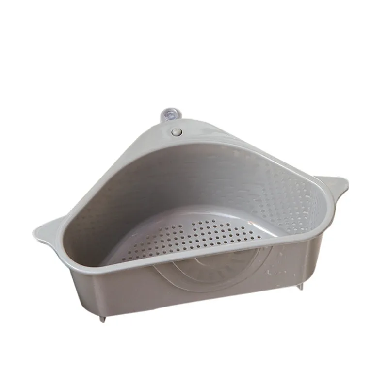 Полка хранения ванной комнаты кухонная раковина стойка для хранения губок многоцелевой мойка сушилка Кухня Горячая - Цвет: Gray