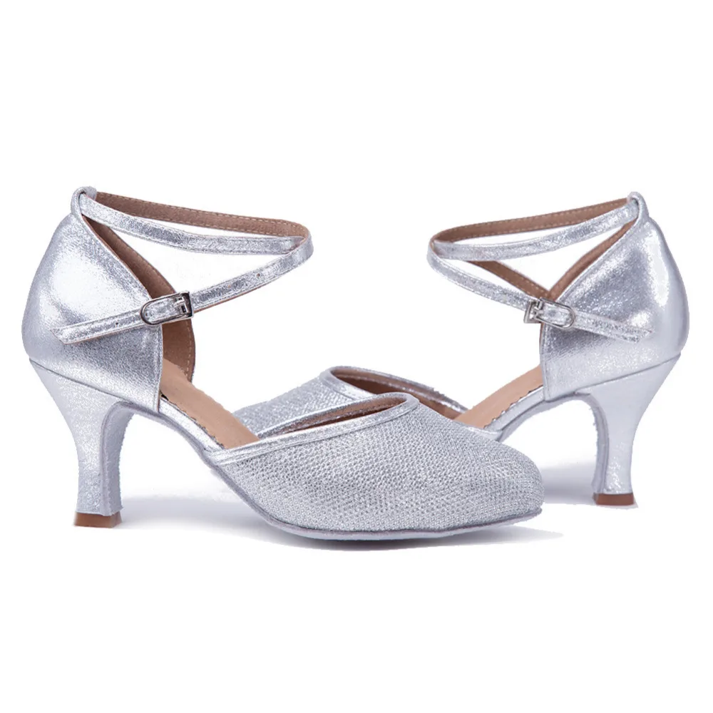 Skup Nowy typ Ballroom Latin Tango taniec nowoczesny buty zamknięte Toe sandały kryty buty do tańca kobiety dziewczęta damskie buty Salsa gorąca sprzedaż