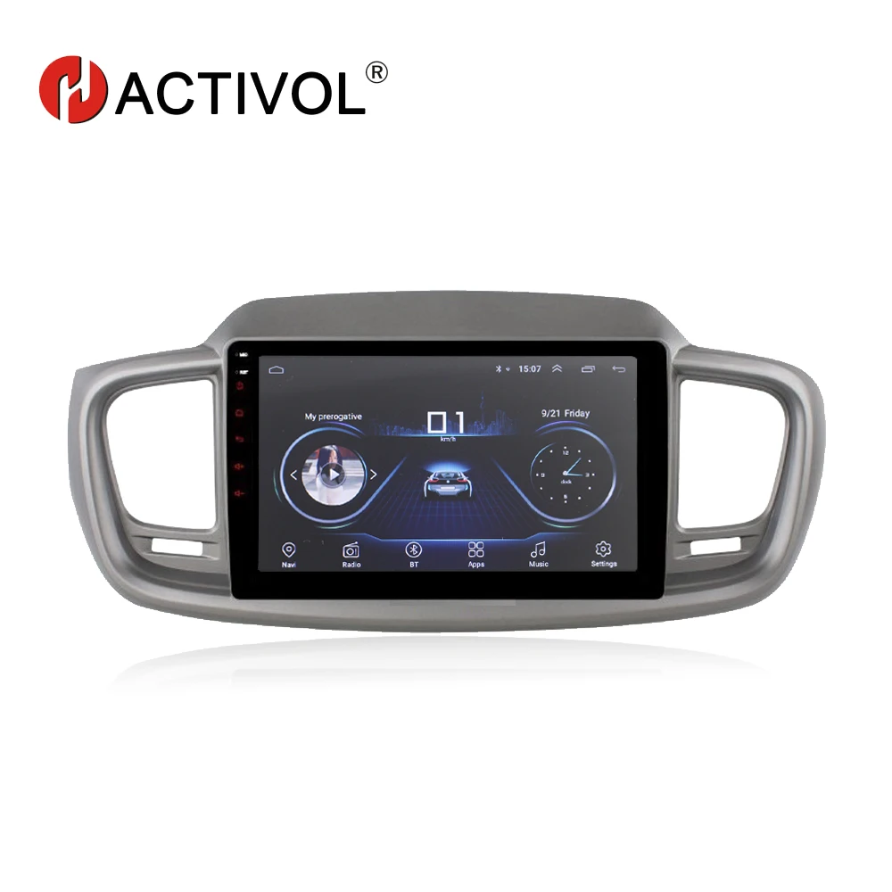 Perfect HACTIVOL 10.1" 1024*600 Quadcore android 8.1 car radio gps navi for KIA Sorento 2015-2017 car DVD player with 1G RAM 16G ROM 0
