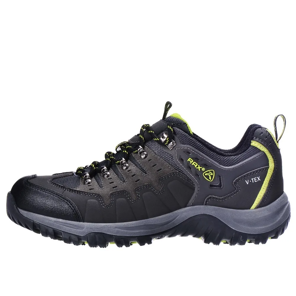 

RAX Men Waterproof Leather Hiking Shoes Women Walking Trekking Mountaineering Hunting Shoes Non Slip Outdoor Sports Sneakers