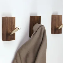 Holder Home Single Bedroom Hanging Wall Mounted Stereoscopic Coat Hook Easy Install Organizer Wooden Multifunction Decoration