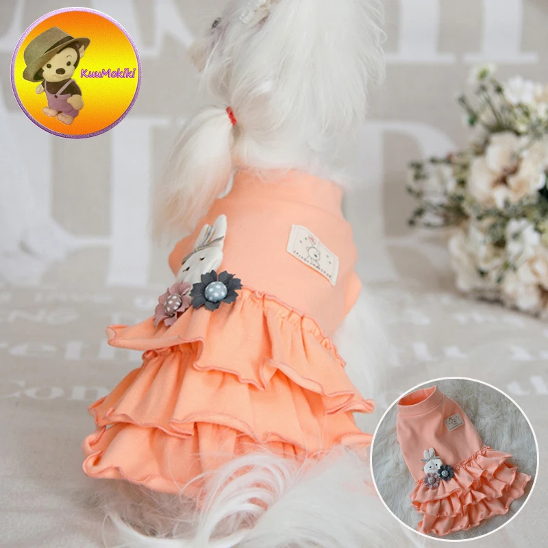 

Personalize Design Spring Autumn Dog Dress Dresses Pet Pinapple Skirt Skirts cat Clothing Supplies XS-XL Dog Pet Apparel