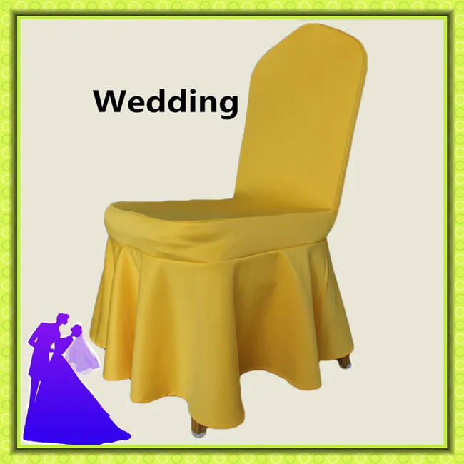 Yellow spandex sunflower chair cover for chiavari chairs free shipping