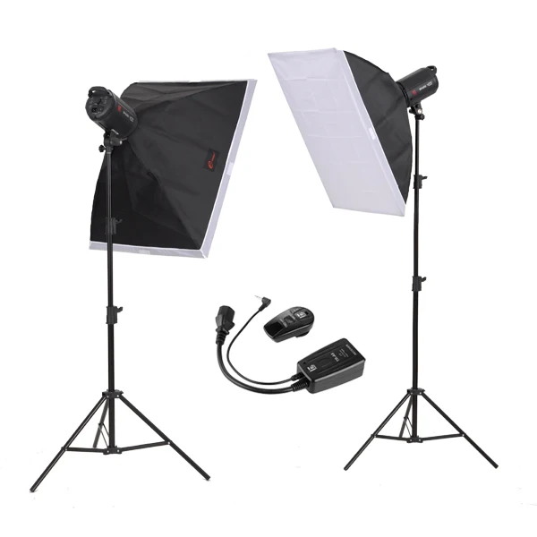 

jinbei 400w Studio Flash Kits, Studio Lighting Jinbei photographic equipment portraitist softbox Portable studio kit Cd50