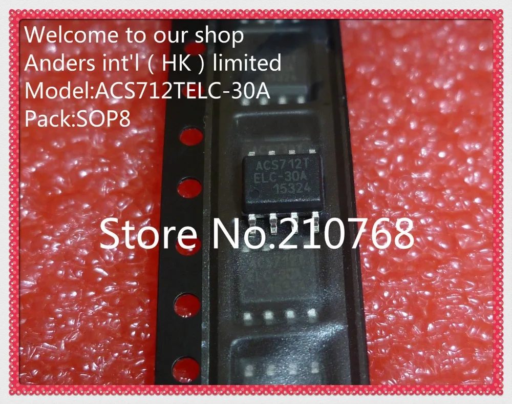 10 шт./лот ACS712ELCTR-30A-T ACS712ELCTR-30A ACS712ELC-30A ACS712T SOP8 | Электронные компоненты и