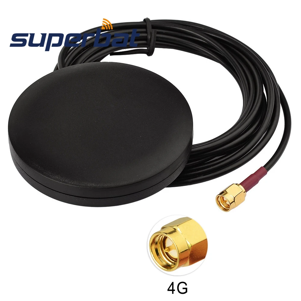 Superbat SMA 4G LTE магнитное крепление всенаправленная Мужская антенна для роутера