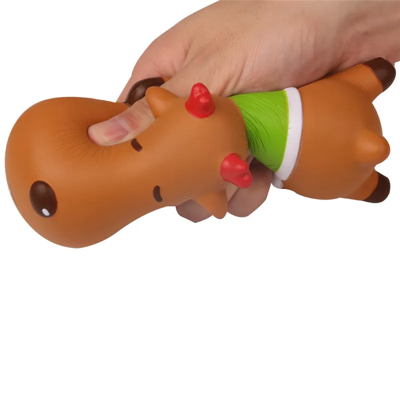 Squishies Рождественский лось замедлить рост крем Squeeze Ароматические стресса игрушки антистресс Visqueux мягкие игрушки для детей A1