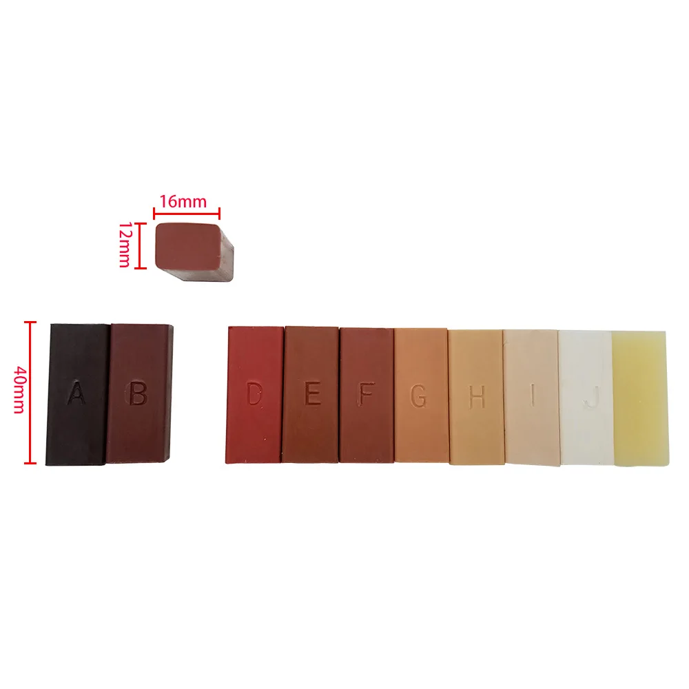 Laminate Floor Repair Kit  11 Color Wax Blocks for Repair Damaged Laminated Flooring Kitchen Worktops