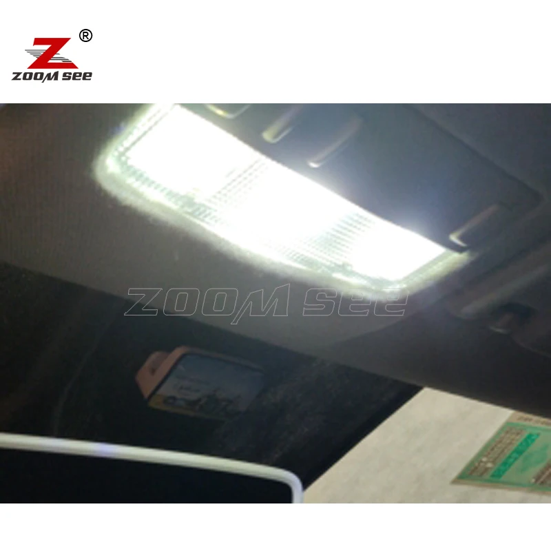 ZOOMSEEZ 11 шт. лампа для номерного знака+ декодер светодиодный купольный светильник для Skoda Fabia 3 MK3 MK III хэтчбек