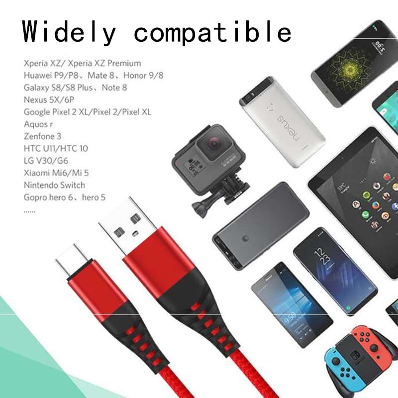 TOPK USB кабель для iPhone зарядный передачи данных Type C Micro телефона Android провод