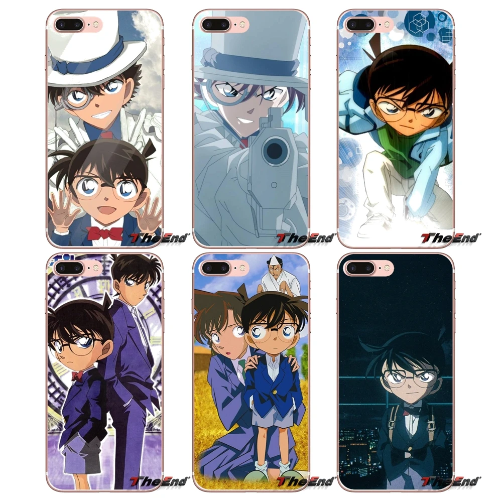 For Samsung Galaxy J1 J2 J3 J5 J7 A3 A5 A7 2015 2016 2017 J330 J530 J730 Accessories Phone Shell Covers anime Detective Conan | Мобильные