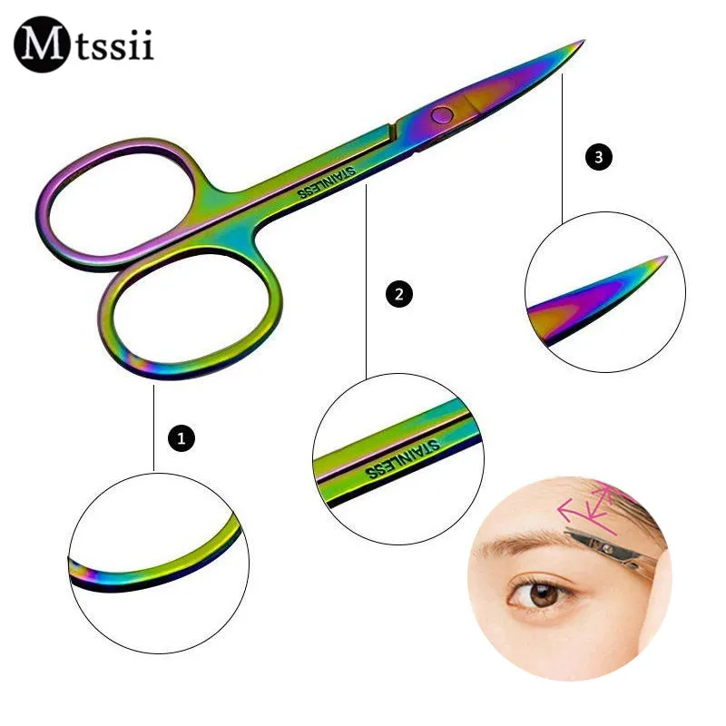 

Eyebrow Trimmer Scissors Comb Lady Woman Men Hair Removal Grooming Shaping Shaver eye brow trimmer Eyelash Hair Clips
