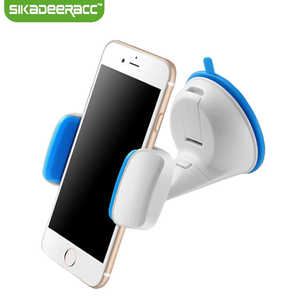 

SC27 Universal Windshield Sucker Gel Silicone Mobile Phone Car Holder Mount For iPhone 5 5s 6 Samsung Smartphones GPS Stand Dock