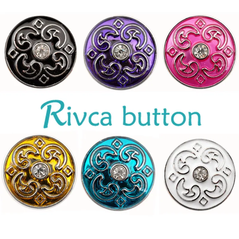 D01329 Hot wholesale New Rivca Snap Buttons jewelry Fit Snap Bracelet