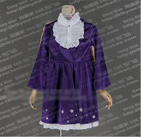 

DATE A LIVE Fairy Fail Yoshino Cosplay Costume Halloween Uniform Outfit Hat+Dress+Bow Custom-made