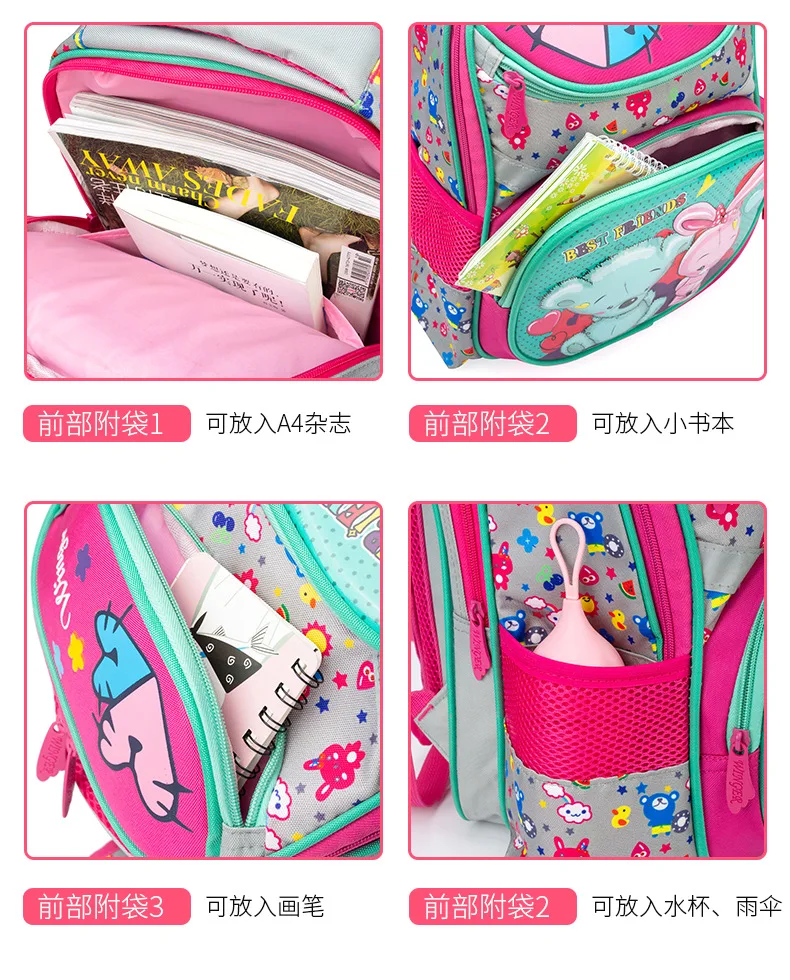 Детский ортопедический рюкзак с принтом; милые школьные сумки для девочек; школьный рюкзак; Детский рюкзак; детская сумка для книг; рюкзак; mochila escolar