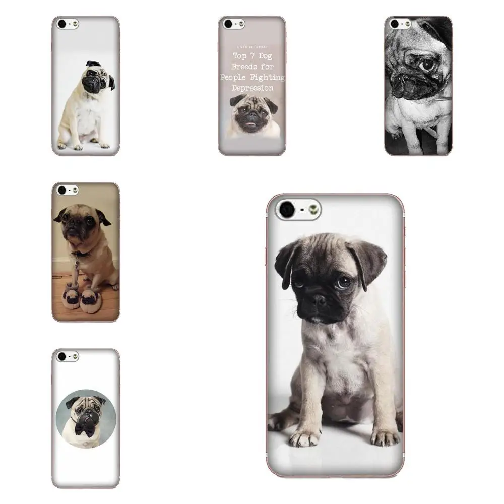 

TPU Covers Dog Pug For Sony Xperia Z Z1 Z2 Z3 Z4 Z5 compact Mini M2 M4 M5 T3 E3 E5 XA XA1 XZ Premium