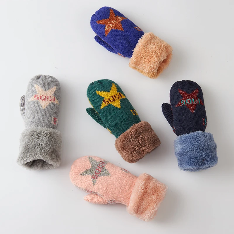 Suitable For 6 9 Years Old Children Gloves Winter Cute Korean Version