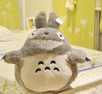 

Candice guo funny special cute sweet cartoon fat totoro plush animal doll cushion pillow stuffed toy birthday christmas gift 1pc