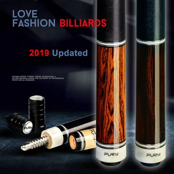 

Original FURY YXT Handmade Pool Cue Stick with Case 11.75mm 13mm Tip Billiard Cue Stick KitChampion Professional Athlete HT KT