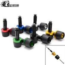 22 мм 7/" Универсальный руль мотоцикла рукоятка наконечники для ручки управления мотоциклом для Suzuki gsx-r GSXR 600 750 1000 Buell 1125R 1125CR XB12R