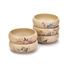 Грубая Керамическая пиала мойка большой керамический умывальник ручная роспись чашка ручка стирка водная культура горшок кунг-фу чайная церемония аксессуары