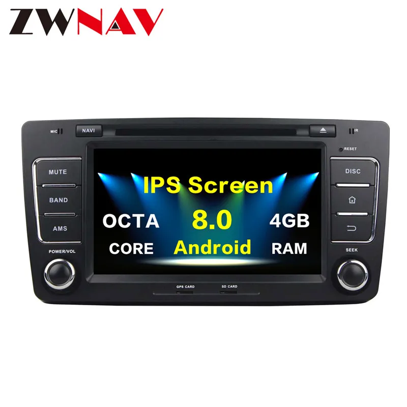 Clearance 4G+32G android 8.0 car dvd player head unit for VW OCTAVIA 2012 multimedia player car radio stereo gps navigation BT wifi 8 core 9