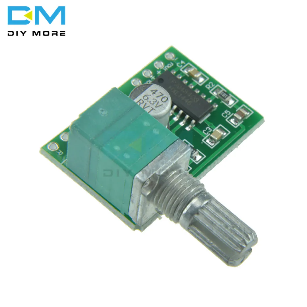 Super Mini PAM8403 DC 5V 2 канальный USB цифровой аудио усилитель плата модуль 2*3 Вт регулятор