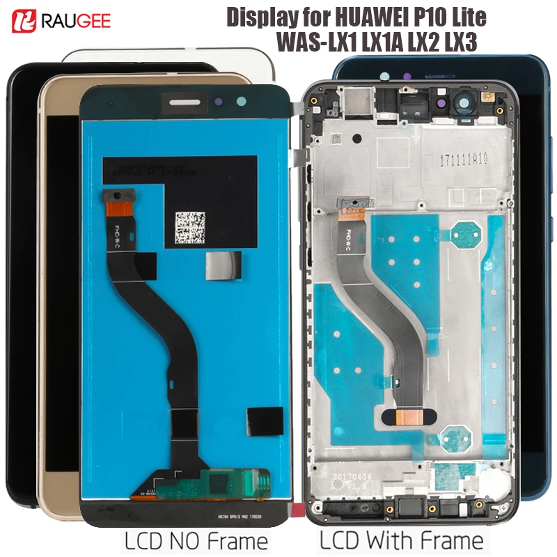 

for Huawei P10 Lite LCD Display Sensitive Touch Screen Replacement for Huawei P10 Lite Display Touch Sensor Digitizer Assembly