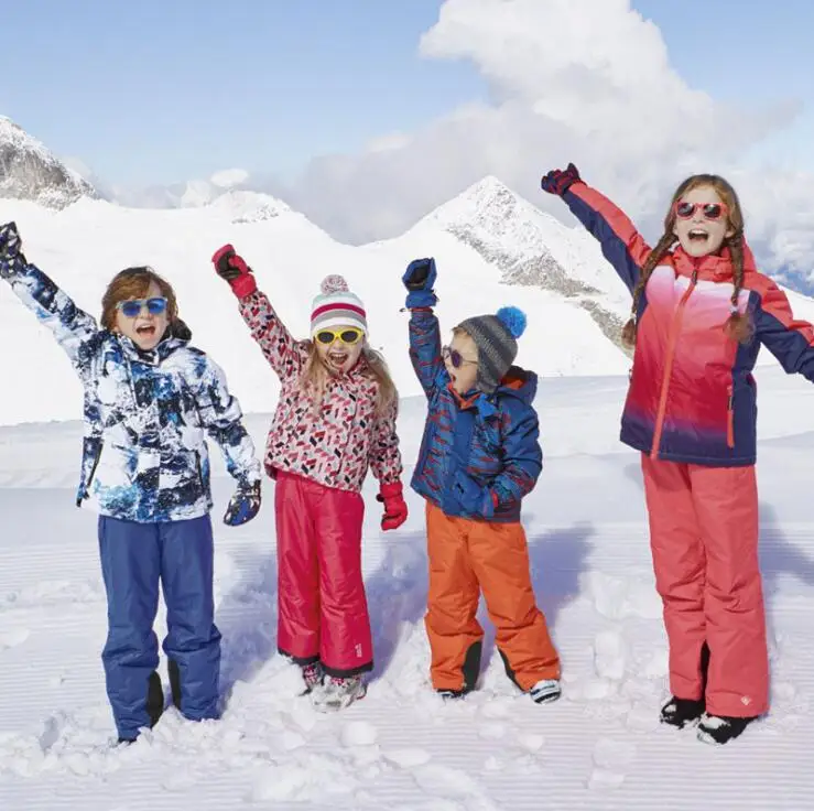 

2017 outdoor children, boys, girls, children, cotton padded vest, ski jacket, ski jacket cotton