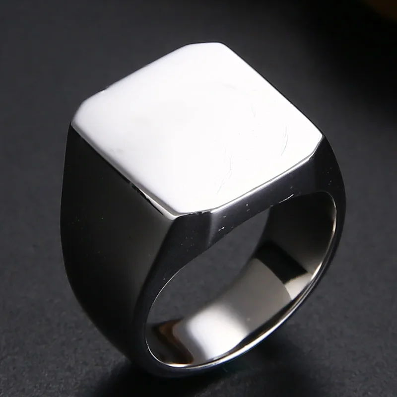 Простое кольцо Valily из серебра 925 пробы для женщин, квадратная Большая ширина, перстень для мужчин, Серебряное мужское кольцо, ювелирное изделие, Anel, новинка
