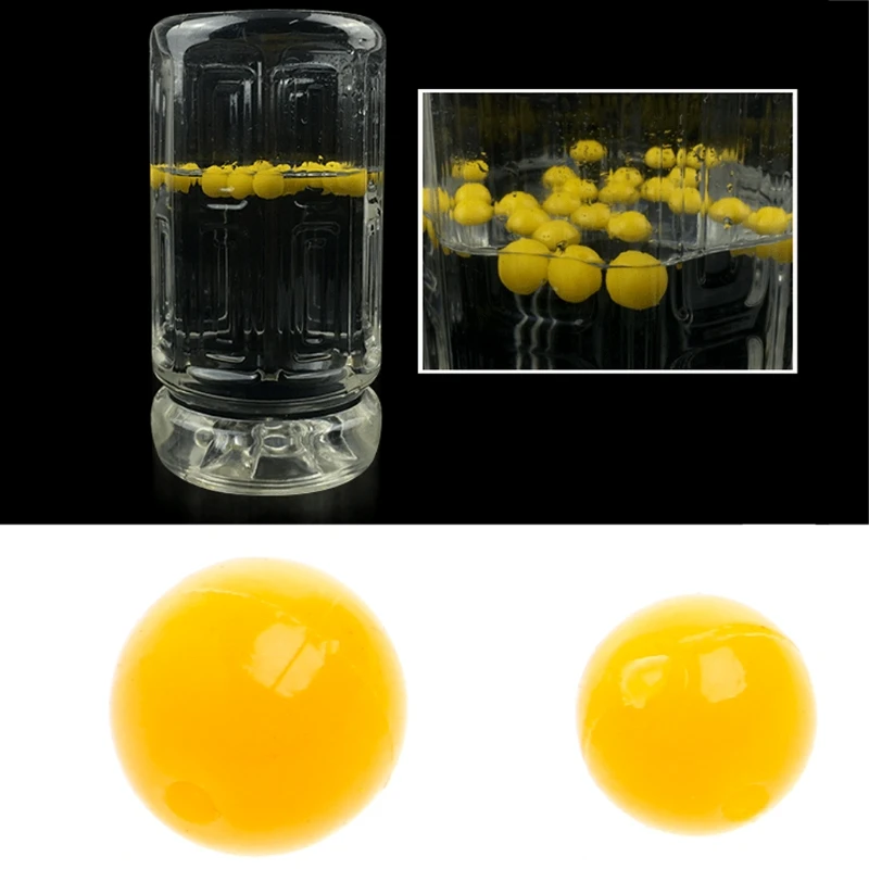 

Carp Baits Round Smell Soft Floating Fishing Lure Stopper Bead Accessories 50Pcs