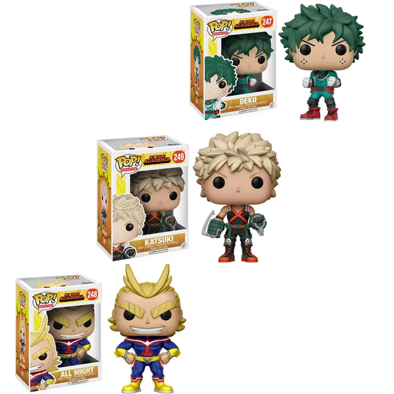 FUNKO POP MY HERO ACADEMIA DEKU KATSUKI виниловые фигурки коллекционные игрушки для детей