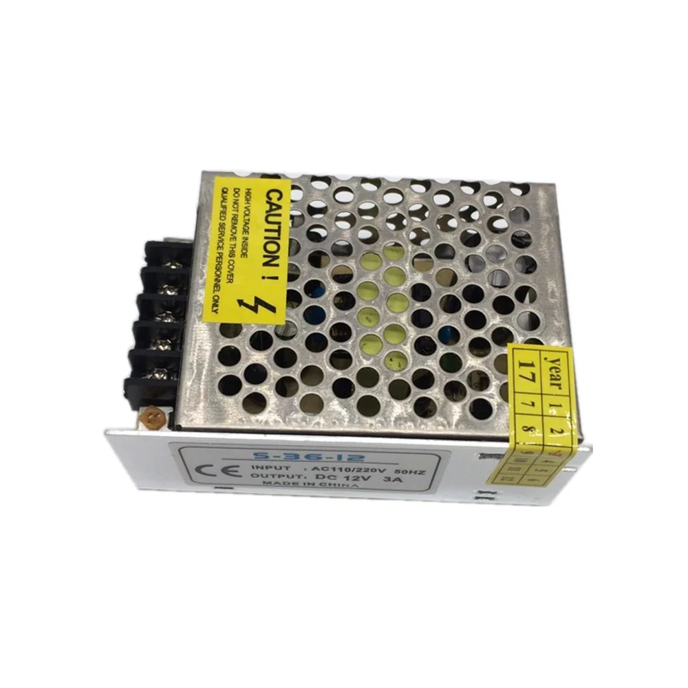 

New original 12V3A small size switching power supply S-36-12 monitoring power LED power supply 12V36W