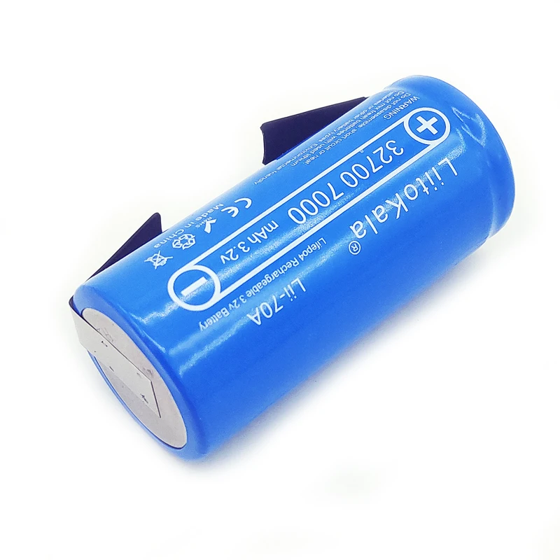 LiitoKala Lii-70A 32700 lifepo4 3,2 v 7000mah 33A 55A сварная полоса для отвертки батарея электрический велосипед питание+ никелевые листы