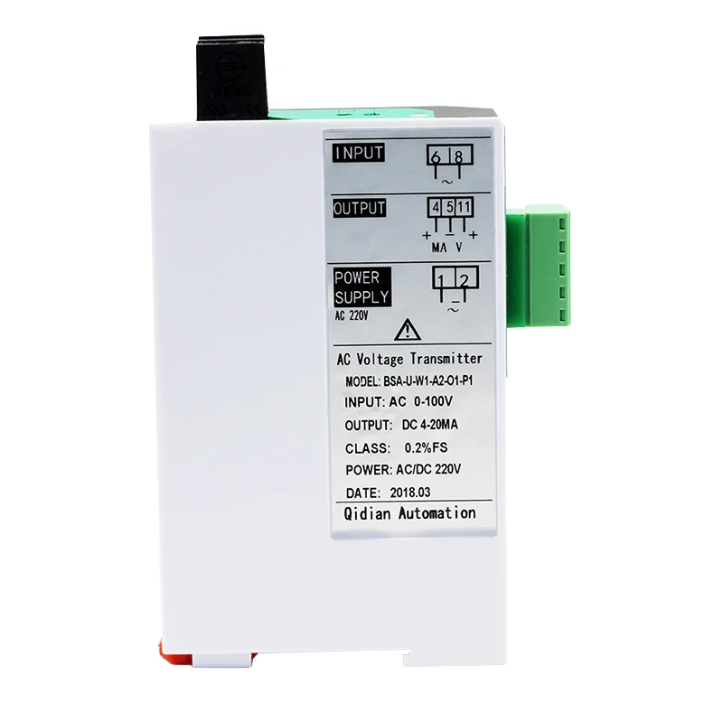 BSA U AC преобразователь напряжения 0 465V 1000V датчик передатчика с DC 24V источник