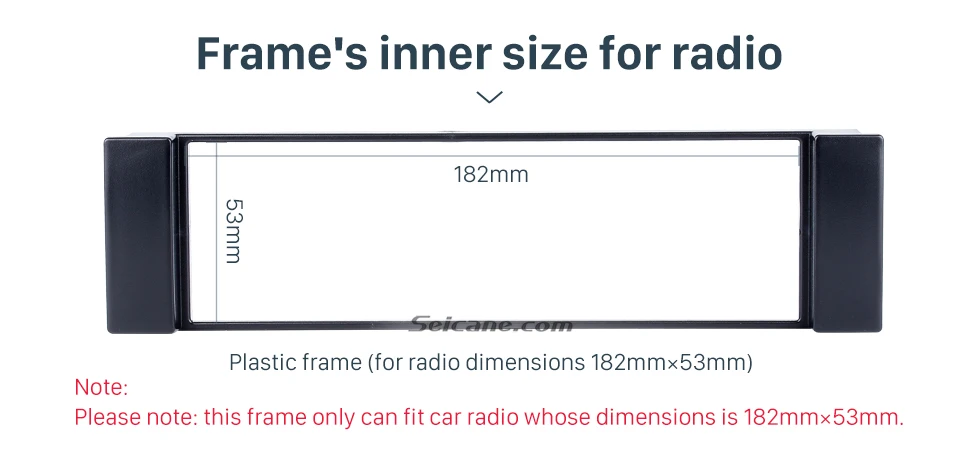 Seicane автомобилей Радио Рамка для приборной доски Панель для 2001-2003 AUDI A3 8L 2000 2001 AUDI A6 4B 2007 Fiat Scudo 1999-2005 сиденье Toledo Leon