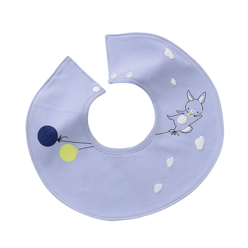 Baby Cute Waterproof Bibs Cotton Bib Burp Cloth Drooling Teething Cartoon Pattern Towels Baby Eating Accessory Soft Baby Stuff