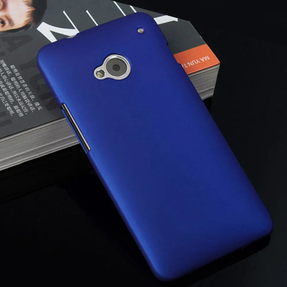 Coque 4.7For Htc One M7 чехол для Htc One M7 Dual Sim 801e 801n 801c 801s 802w 802d 802t Телефон Чехол-лента на заднюю панель - Цвет: Blue