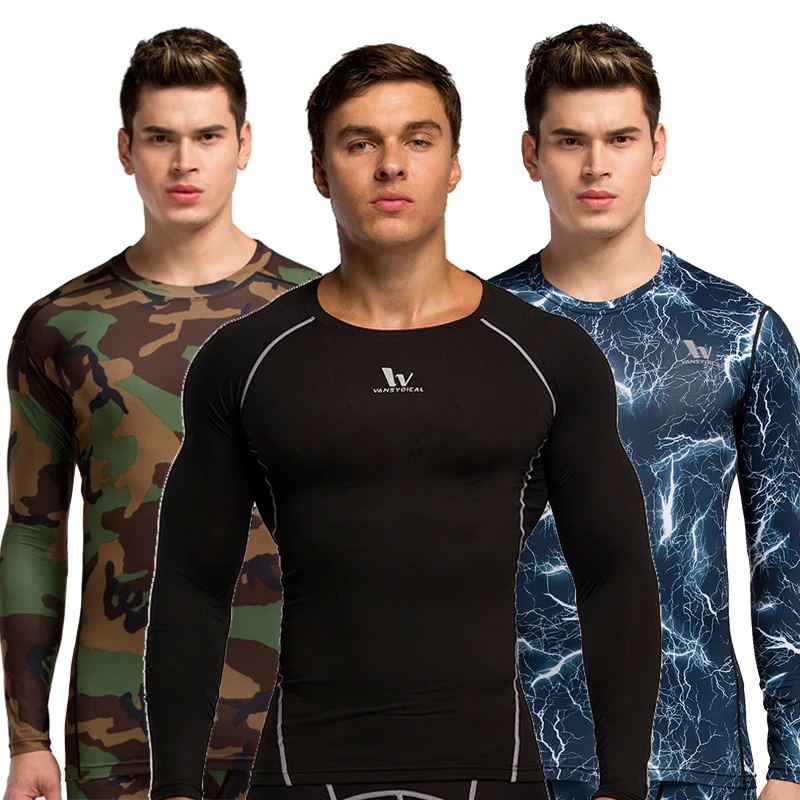 Mens Compression Base Layer Thermal Skin Fitness T-Shirt Top Shorts Long Pants