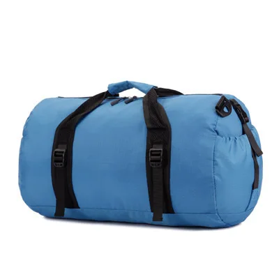Складная дорожная сумка Для женщин Tote Сумки унисекс большой выходные сумка для переноски на Чемодан сумки BOLSOS Deportivos Mujer - Цвет: Blue M