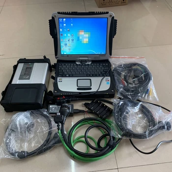 

MB Star C5 SD Compact 5 with V06/2020 Software for Code Reader with Used Laptop CF-19 CF19 and HDD for Auto diagnosis Tool