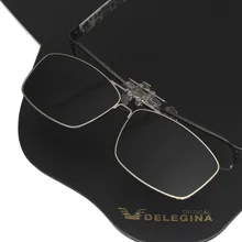 Стиль, поляризованные мужские солнцезащитные очки с клипсой, UV400, Клипса-на, флип-ап очки с бесплатной PC коробкой для оптической оправы