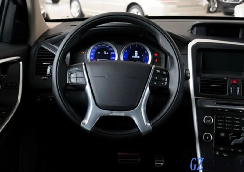

HengFei car accessorie For Volvo S80 S80L XC60 four steering wheel sequins Band R-DESIGN mark sequins